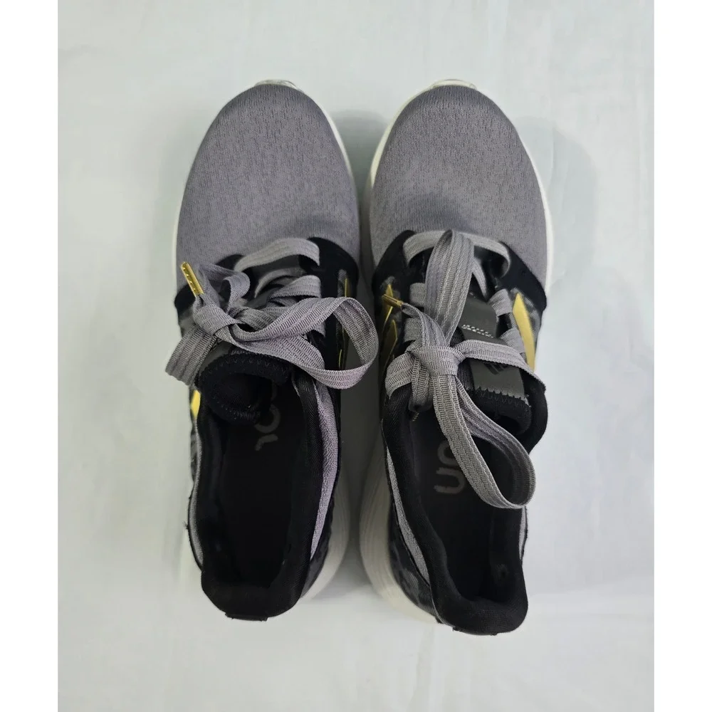 Adidas Edge Lux 4 Grey Leopard Gold Running Shoes FV8577 Womens 8.5
